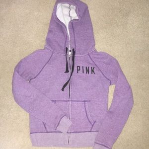 Purple Pink Zip Up sweatshirt